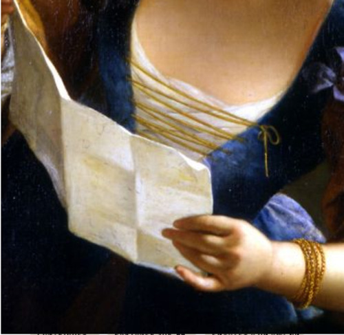 Aventure causée par une lettre de roman