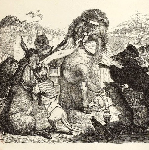 Les animaux malades de la peste