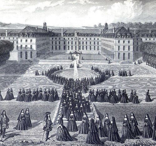 Esther de Racine jouée par les Demoiselles de Saint-Cyr