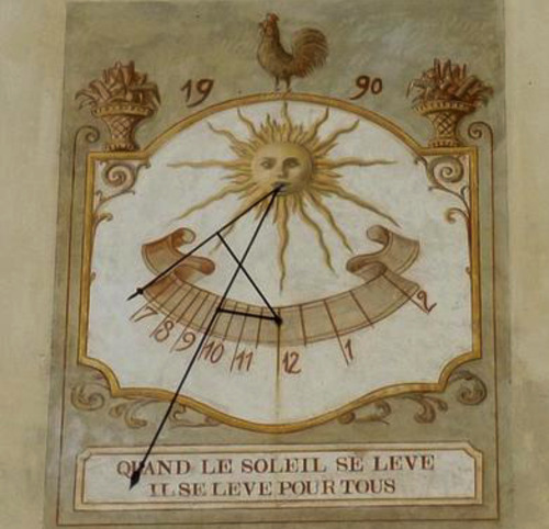 Histoire du cadran et de l'horloge d'amour
