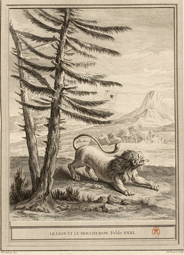 Le lion et le moucheron